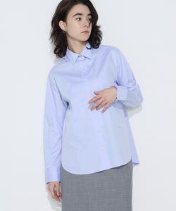 Хлопковая рубашка из широкого/островного хлопка Comme Ca, цвет 23: Saxophone