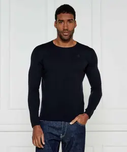 Шерстяной свитер Regular fit Karl Lagerfeld, синий