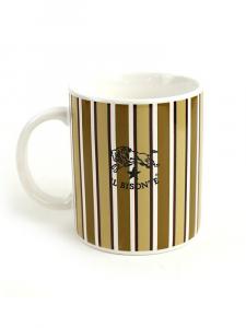 Полосатая кружка с логотипом Il Bisonte