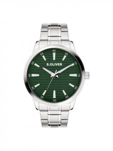 s.Oliver Современные и вневременные наручные часы в серебристом цвете
