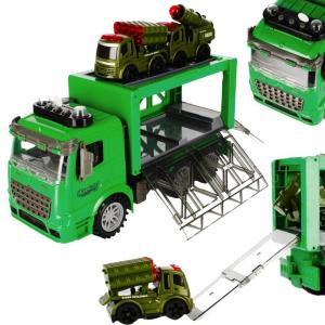 Грузовик-эвакуатор с аксессуарами, зеленый MEGA CREATIVE