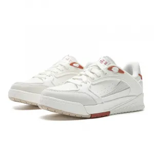 FILA OLIVE Cushioning Abrasion Resistant Lightweight Low top Skateboard Shoes Women's Snow/Brandy Orange