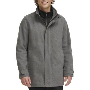 Мужское прогулочное пальто из смесовой шерсти Dockers со стеганым нагрудником, цвет Light Gray