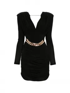 Платье мини с драпировкой Mitiliane Couture, черный