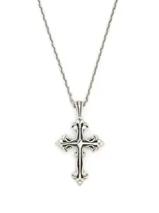 Колье Avelli с подвеской-крестом Emanuele Bicocchi, серебяный