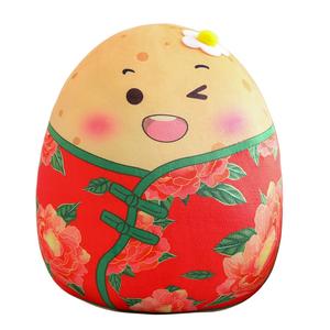 Южная картошка, северо-восточная пальто тряпичная кукла плюшевая кукла 25см/30см/40см высота Fox fairy, красный