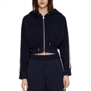 Свитшот KARL LAGERFELD SS25 женский KARL LAGERFELD/Karl Lagerfeld Jeans, темно-синий