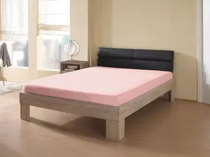 КУМ простыня "Frotte стрейч-простыня" KUM 140-160х200 см, 1 шт., цвет rose