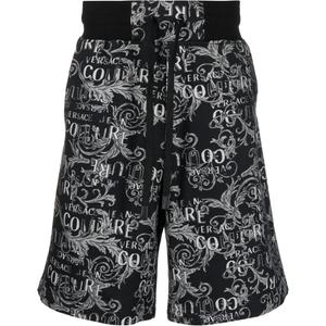 Бермуды с логотипом VERSACE JEANS COUTURE, черный
