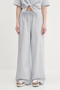 Брюки с добавлением льна Tommy Jeans, синий