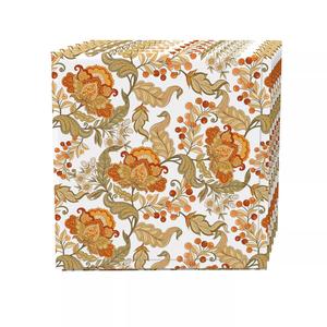 Набор салфеток из 4 шт., 100 % хлопок, 20x20 дюймов, винтажный цветочный узор