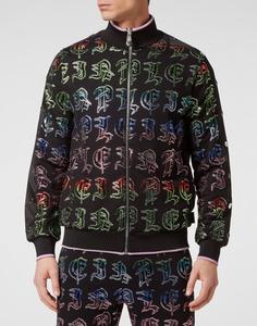 Спортивный костюм для бега: топ/брюки Gothic Plein Philipp Plein, цвет Black / Multicolored