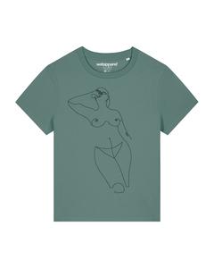 Рубашка Watapparel  Eine Frau, изумрудный