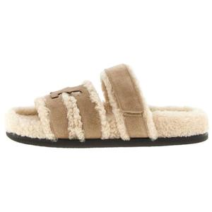 TORY BURCH Женские бежевые сандалии Slide