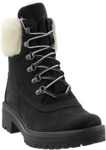 Женские ботинки Timberland Courmayeur Valley с подкладкой из овчины, Black Nubuck