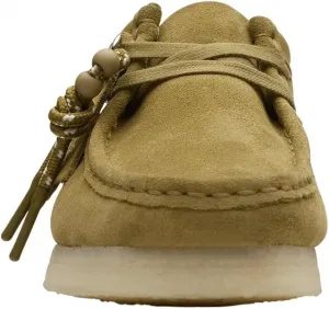 Женские ботинки Clarks Wallabee, зеленый