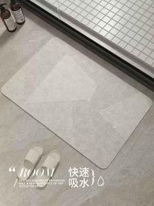 AOVOC Ковер 120х180 см из ПВХ для ванной комнаты, японский стиль, римский узор, впитывающий, нескользящий