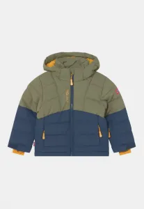 Зимняя куртка грюллефьорд Trollkids, Moss/Mystic Blue/Golden Yellow