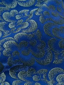Галстук из шелка с цветочным жаккардовым узором, 8,5 см CHARVET, синий