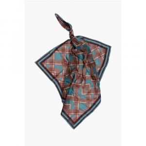 Клетчатый шелковый фуляр Dsquared2, Bicolor