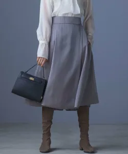 Блестящая юбка-«орган» Suite L, цвет Cocoa Brown [030]