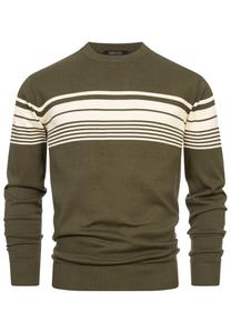 Свитер INDICODE JEANS Sweater League, оливковый