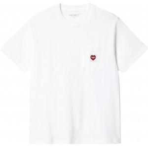 Футболка S/S с карманом в виде сердца Carhartt WIP, белый