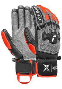 Спортивные перчатки REUSCH Worldcup Warrior DH, серый/красный