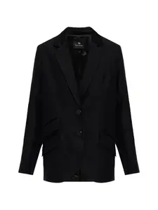 Пиджак с лацканами Ps Paul Smith, черный
