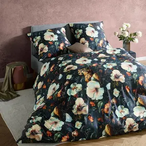 Постельное белье Mako сатин Bed Art S Roermond коричневый 160х210 см + 65х100 см Fleuresse