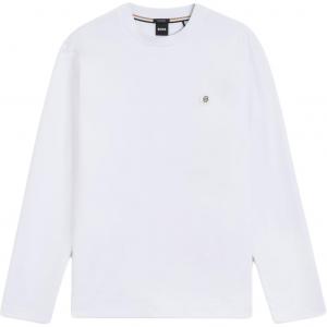 HUGO BOSS Футболка мужская белая с круглым вырезом Moderate