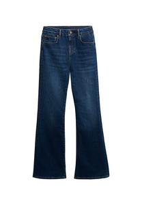 Расклешенные джинсы Superdry, темно-синий