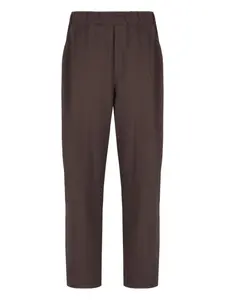 Брюки с эластичным поясом Laneus, коричневый