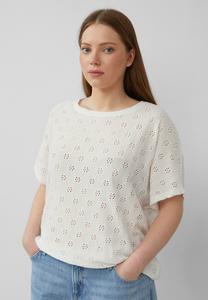 Футболка с принтом QS, белый