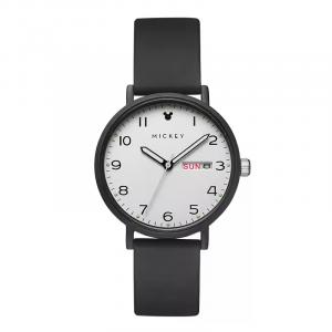 Disney Часы Quartz Movement Silicone Strap Watch Women's Watch White Dial, White Dial