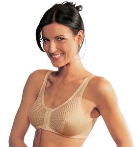 Бюстгальтер без косточек MedoVital Vorderverschluss BH ohne Bügel 2er Pack, цвет haut