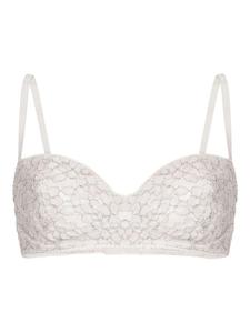 Кружевной бюстгальтер-балконет Wolford, белый