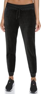 Женские облегающие велюровые брюки-джоггеры Tommy Hilfiger, Black