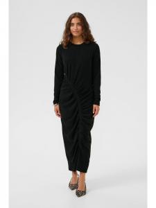 CULTURE Платье CUakari приталенного силуэта, черное