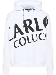 Толстовка Carlo Colucci Hoodie ohne Reißverschluss Davoodi, белый
