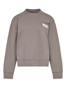 Толстовка с нашивкой-логотипом Mm6 Maison Margiela, серый