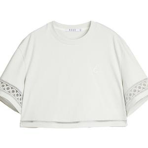 Футболка Women's Crew Neck тонкая прямая посадка ELLE, светло-синий