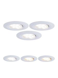 Встраиваемый светодиодный светильник Calla, базовый комплект, поворотный Paulmann