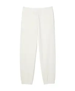 Кремовые брюки осень-зима 2024, современный дизайн. Lacoste, белый