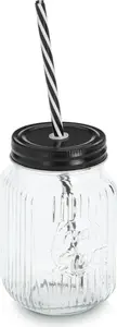 Стакан с металлической крышкой и трубочкой, 480 мл Zeller