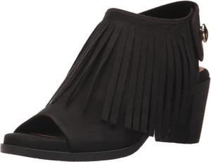 Женские модные сапоги с бахромой LINDSAY PHILLIPS Ansley, Black