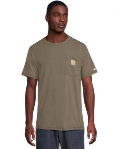 Футболка Carhartt Force Relaxed Fit Midweight Short Sleeve Pocket T-Shirt, цвет Basil Heather