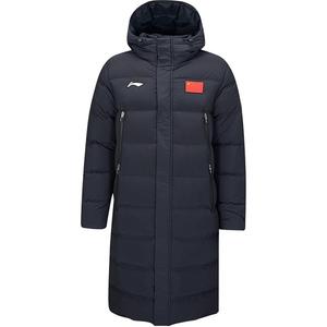 LiNing Бадминтонная Серия Пуховая Курка Унисекс Черный, Черный (Без Флага)