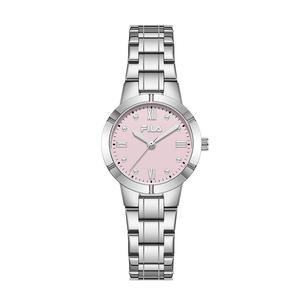 FILA Женские часы кварцевый механизм стальной ремешок розовый циферблат