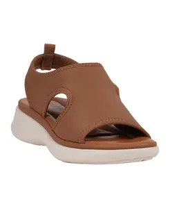 Женские сандалии Romy Stretch Lycra на платформе GC Shoes, коричневый